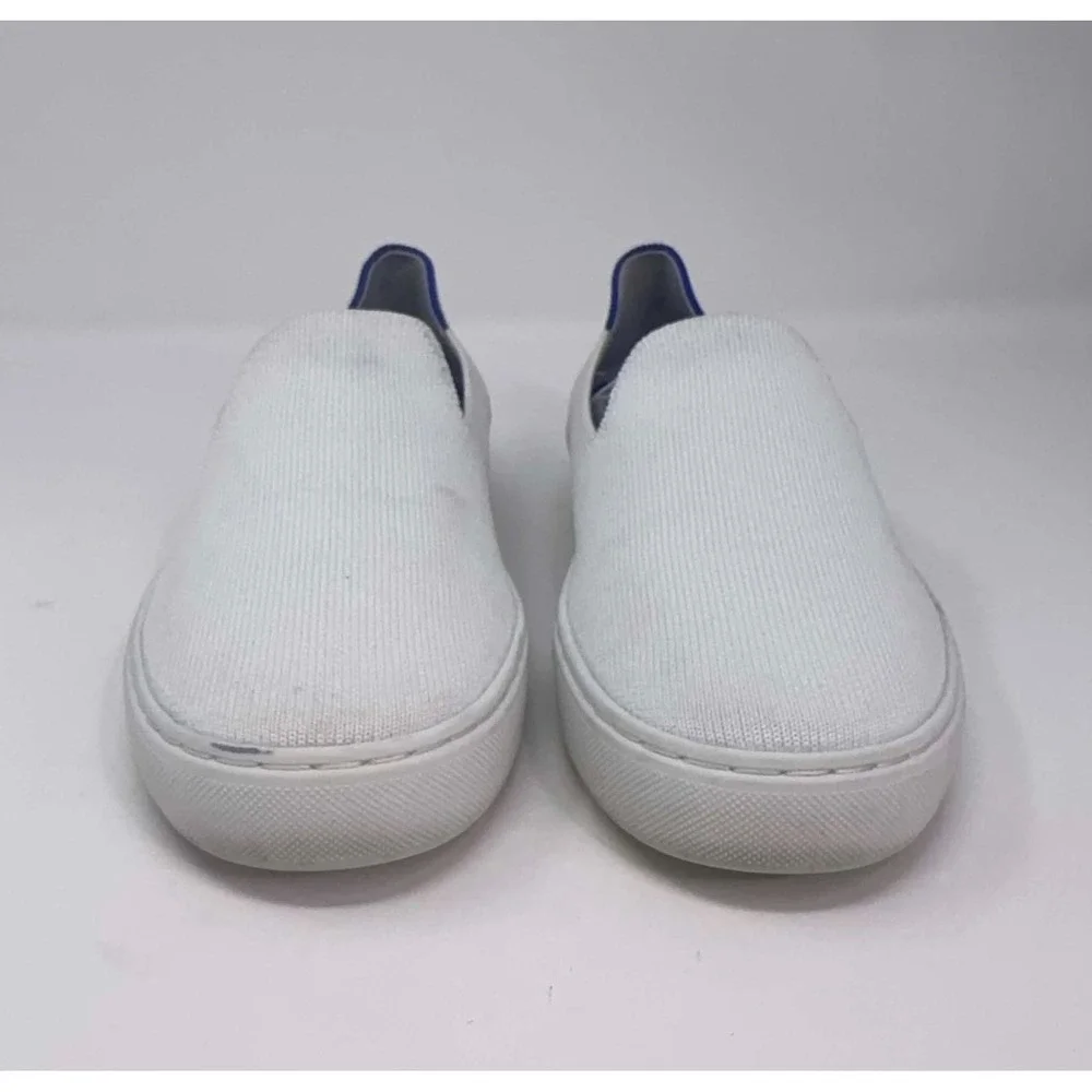 Rothy's‎ The Original Slip On Sneaker Women's 7 Bright White Textile Minimalist
